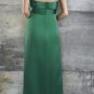 Strapless Long Bridesmaid Dress Teal Green Blue Satin Empire Maternity Evening Dress Sz4 6 8 10 12+