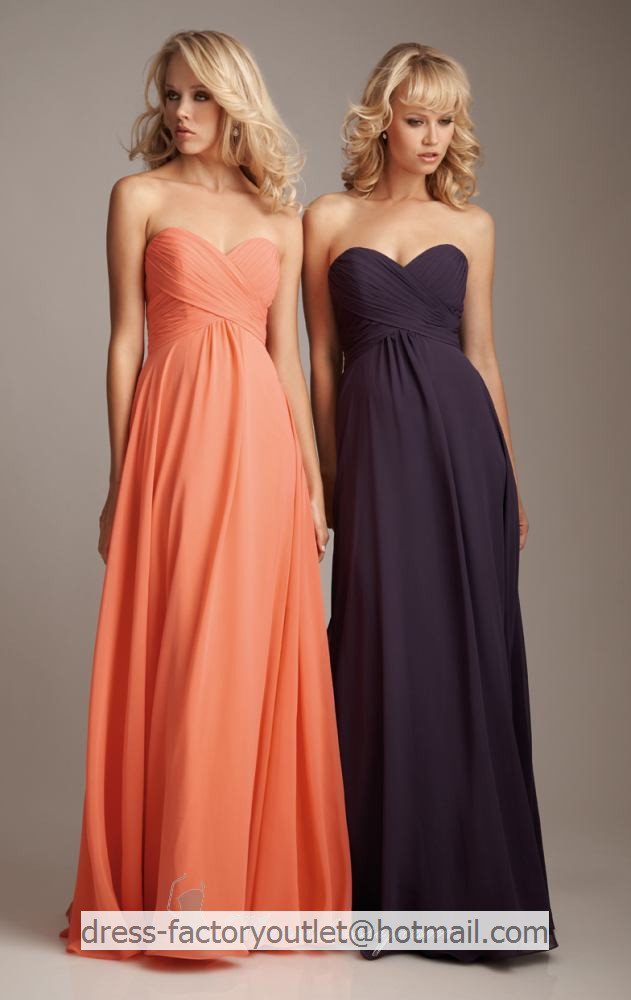 Strapless Long Bridesmaid Dress Coral Navy Blue Chiffon Empire Evening Dress Sz4 6 8 10 12 14 7399