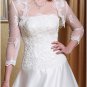 Princess Strapless White Wedding Ball Gown Bridal Dress Free 3/4 Jacket Sz4 6 8 10 12 14+Custom