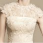 Little White Red Lace Short Sheath Bridal Wedding Dress Strapless Evening Prom Gown Sz2-10+Custom