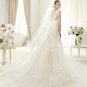 2013 New V-neck White Lace Tulle Wedding Dress Bridal Ball Gown Planeta Prom Dress Sz 2-16+Custom