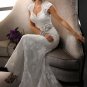 2013 New Ivory White Lace Bridal Wedding Dress Gown Cap Sleeves