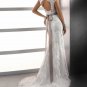 2013 New Ivory White Lace Bridal Wedding Dress Gown Cap Sleeves