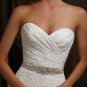 2013 New Ivory White Lace Bridal Wedding Dress Strapless Mermaid Wedding Gown