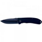 4'' Black Aluminum Handle Knife