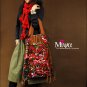 Miyabags DE-03 "Dance with Embroidery" Hmong Stylish Handmade Embroidery Tote Shoulder Bag Bookbag