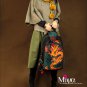 Miyabags DE-04 "Flourishing" Enthic Stylish Embroidered Canvas Bag Tote Bookbag Backpack