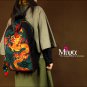 Miyabags DE-04 "Flourishing" Enthic Stylish Embroidered Canvas Bag Tote Bookbag Backpack