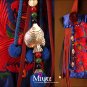 Miyabags DE-05 "Furious Spring" Enthic Stylish Embroidered Canvas Shoulder Bag Tote Bookbag