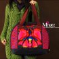 Miyabags DE-09 "Be Free" Ethnic Stylish Embroidery Denim Shoulder Messenger Bag Tote Bookbag