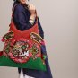 Guduo 2012 - 06 "Crane Dancing" Handmade Embroidered Brocade Messenger Shoulder Bag