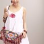Guduo 2012 - 01 "Cutie" Embroidered Canvas Messenger Shoulder Bag Handbag