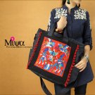 Miyabags D-06 "Merry" Chinese Stylish Embroidery Denim Shoulder Messenger Bag Handbag
