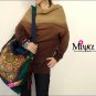 Miya LS-02 "Kaleidoscope" Boho Hmong Embroidered Jacquard Canvas Shoulder Tote Womem Handbag