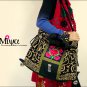 Miya LS-01 "Pass by" Ethnic Embroidered Canvas Womem Shoulder Tote Messenger Handbag