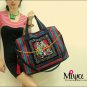 Miya CF-08 "Kirin" Original Ethnic Embroidered Female Tote Shoulder Book Denim Bag Multi-use