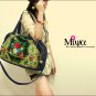 Miya CF-05 "Flower Basket" Ethnic Flower Sequin Embroidery Tote Messenger Shoulder Bag Handbag