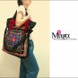 Miya CF-04 "Blossom" Ethnic Embroidery Tote Multi-use Female Shoulder Messenger Canvas Bag