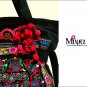 Miya CF-04 "Blossom" Ethnic Embroidery Tote Multi-use Female Shoulder Messenger Canvas Bag