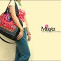 Miya CF-01 "Red Lover" Ethnic Embroidery Shoulder Messenger Tote Gym Travel Bag Multi-use