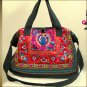 Miya CF-01 "Red Lover" Ethnic Embroidery Shoulder Messenger Tote Gym Travel Bag Multi-use