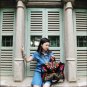 Miyabags II-05 "Old Story" Thai Vintage Style Embroidery Messenger Shoulder Bag Handbag