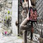 Miyabags II-04 "Ancient" Thai Vintage Style Embroidery Canvus Messenger Shoulder Bag Backpack