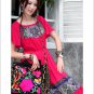 Miya SE-15 "Vivid" Ethnic Double-sided Embroidery Canvas Shoulde Tote Bag Handbag Purse