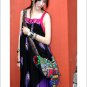 Miya SE-11 "Bouquet" Ethnic Indian Style Hand-Beaded Handmade Canvas Shoulder Bag