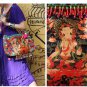Miya SE-10 "Bodhi Leaf" Ethnic Indian Style Hand-Beaded Handmade Canvas Shoulder Bag