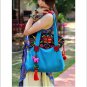 Miya SE-07 "Joy" Ethnic Hand-Beaded Embroidery Handmade Canvas Shoulder Tote Bag