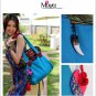 Miya SE-07 "Joy" Ethnic Hand-Beaded Embroidery Handmade Canvas Shoulder Tote Bag
