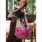 Miya SE-06 "Tender Love" Ethnic Hand-Beaded Handmade Canvas Shoulder Tote Bag