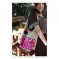 Miya SE-06 "Tender Love" Ethnic Hand-Beaded Handmade Canvas Shoulder Tote Bag