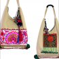 Miya SE-06 "Tender Love" Ethnic Hand-Beaded Handmade Canvas Shoulder Tote Bag
