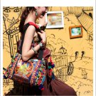 Miya SE-05 "Brahma Secret " Ethnic Indian Style Hand-Beaded Handmade Canvas Shoulder Bag
