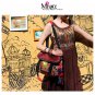 Miya SE-05 "Brahma Secret " Ethnic Indian Style Hand-Beaded Handmade Canvas Shoulder Bag