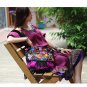 Miya SE-04 "Dawn" Ethnic Customs Embroidered Canvas Handbag Shoulder Tote Bag Purse