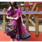 Miya SE-04 "Dawn" Ethnic Customs Embroidered Canvas Handbag Shoulder Tote Bag Purse