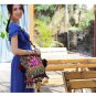 Miya SE-03 "Fragrant Mystery" Ethnic Handmade Embroidery Beaded Shoulder Messenger Tote Handbag New