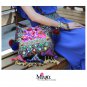 Miya SE-03 "Fragrant Mystery" Ethnic Handmade Embroidery Beaded Shoulder Messenger Tote Handbag New