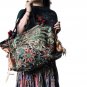 Guduo 2011 - 01 "Peacock" Ethnic Hand Beaded double-sides Embroidery Brocade Messenger Shoulder Bag