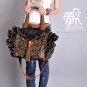 Guduo 2011 - 03 "Bloomy" Ethnic Handmade Embroidery Canvas Messenger Shoulder Handbag