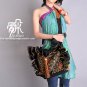 Guduo 2011 - 03 "Bloomy" Ethnic Handmade Embroidery Canvas Messenger Shoulder Handbag