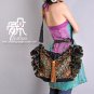 Guduo 2011 - 03 "Bloomy" Ethnic Handmade Embroidery Canvas Messenger Shoulder Handbag
