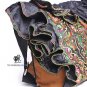 Guduo 2011 - 03 "Bloomy" Ethnic Handmade Embroidery Canvas Messenger Shoulder Handbag