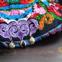 Guduo 2011 - 06 " Lotus Blue" Ethnic Stylish Embroidery Denim Messenger Shoulder Tote Bag