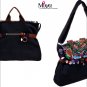 Miya LT-04 "Half Moon Bay" Ethnic Thai Stylish Embroidered Canvas Womem Shoulder Tote Messenger Bag
