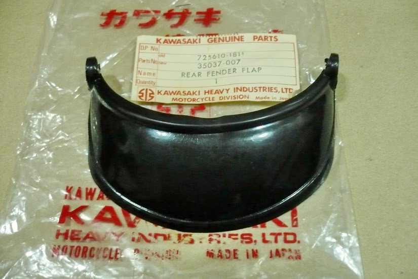 Kawasaki Genuine GA1 GA2 GA1A GA2A 90SS Rear Fender Flap Nos Japan