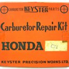 Genuine Honda CA72 C72 Complete Carburetor Repair Kits Nos